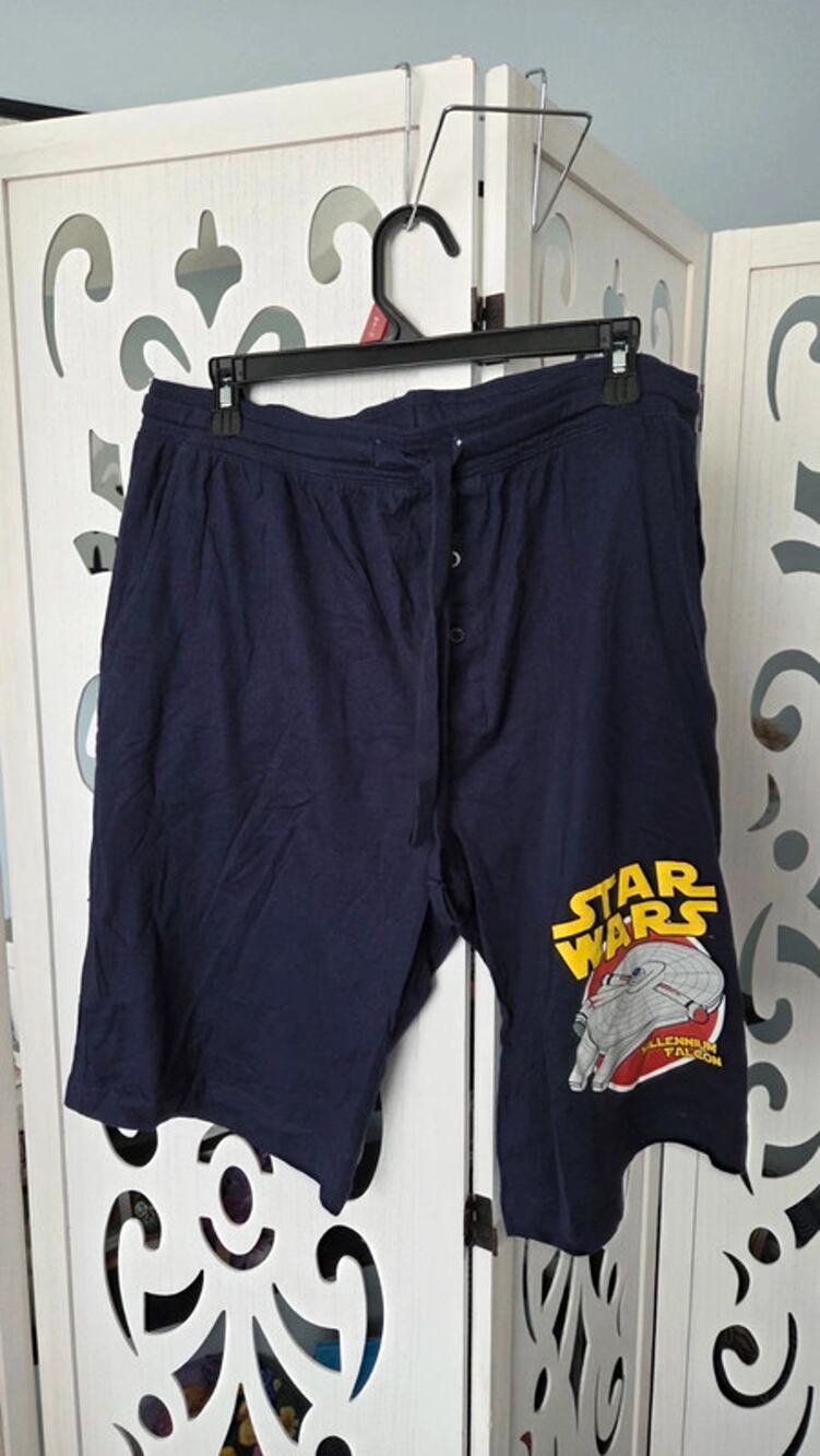 Star Wars Millennium Falcon Lounge Shorts XL Navy Episode VI Pajama